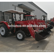 farm tractor with front end loader